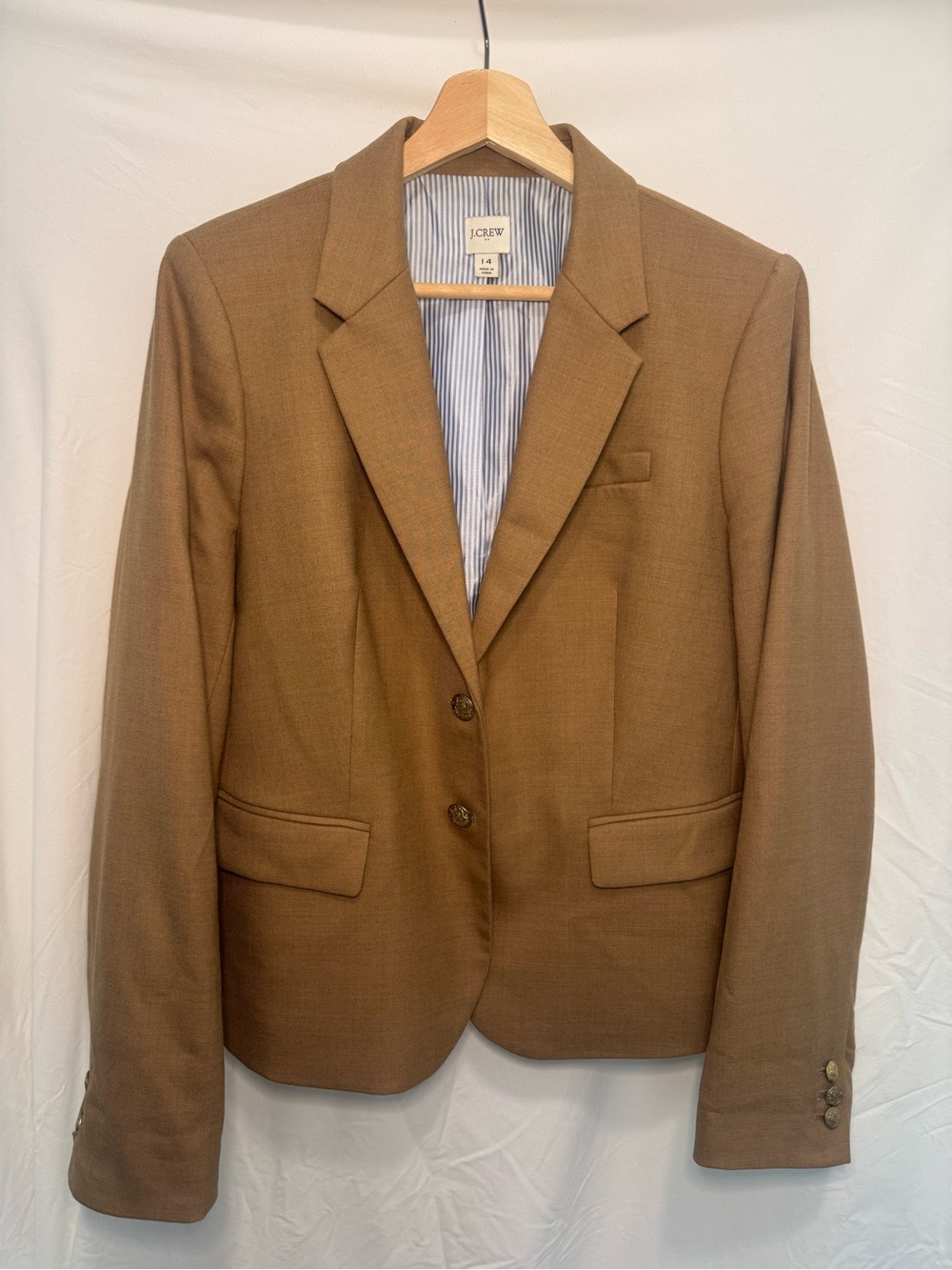 J. Crew Women's Brown Tailored Blazer